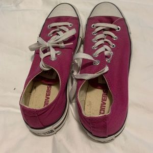 Fuschia Converse Sneakers Size 8.5 EUC